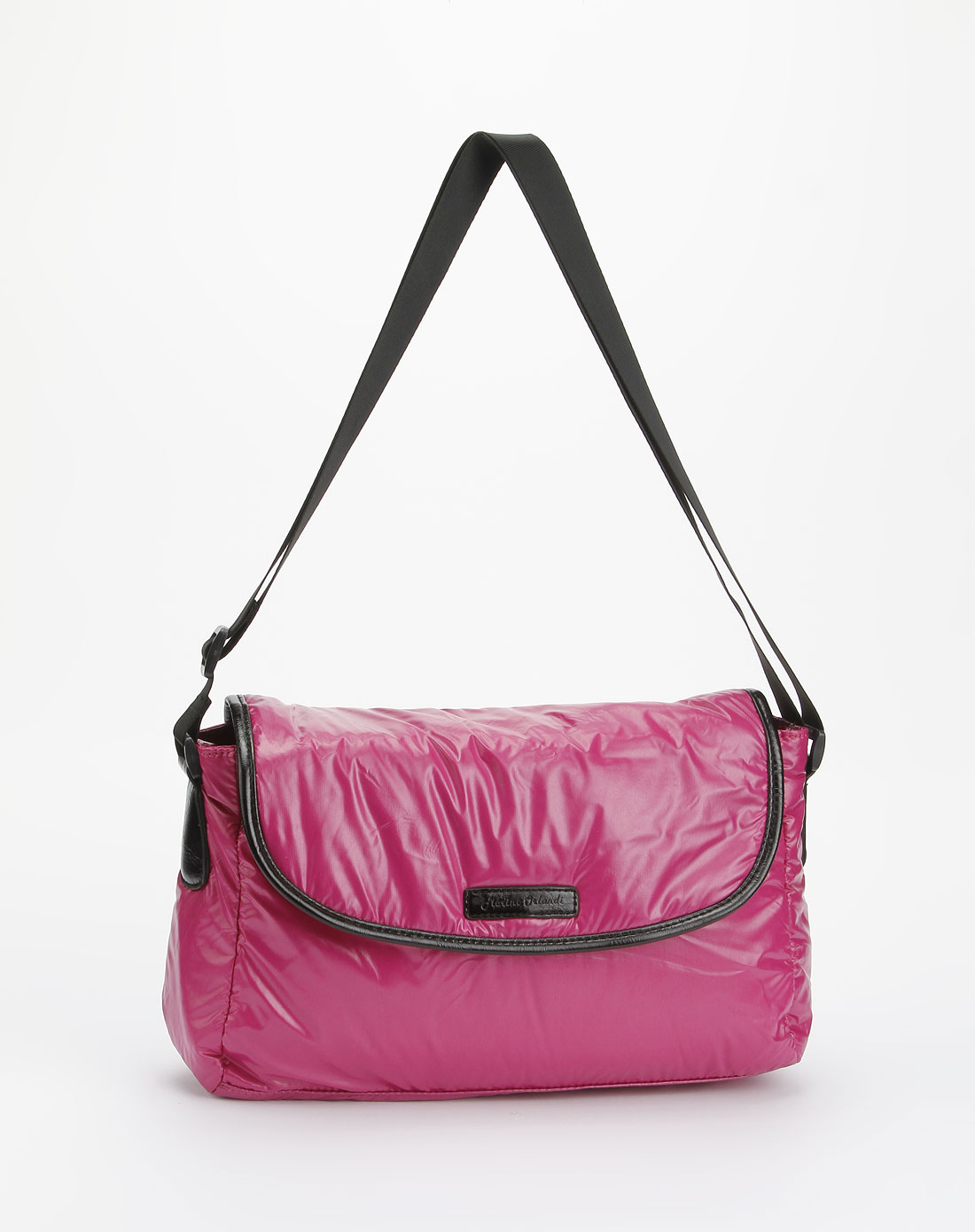 马连奴·奥兰迪-女包玫红色时尚斜挎包