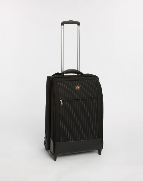 比华利保罗-男包专场黑色条纹拉杆箱