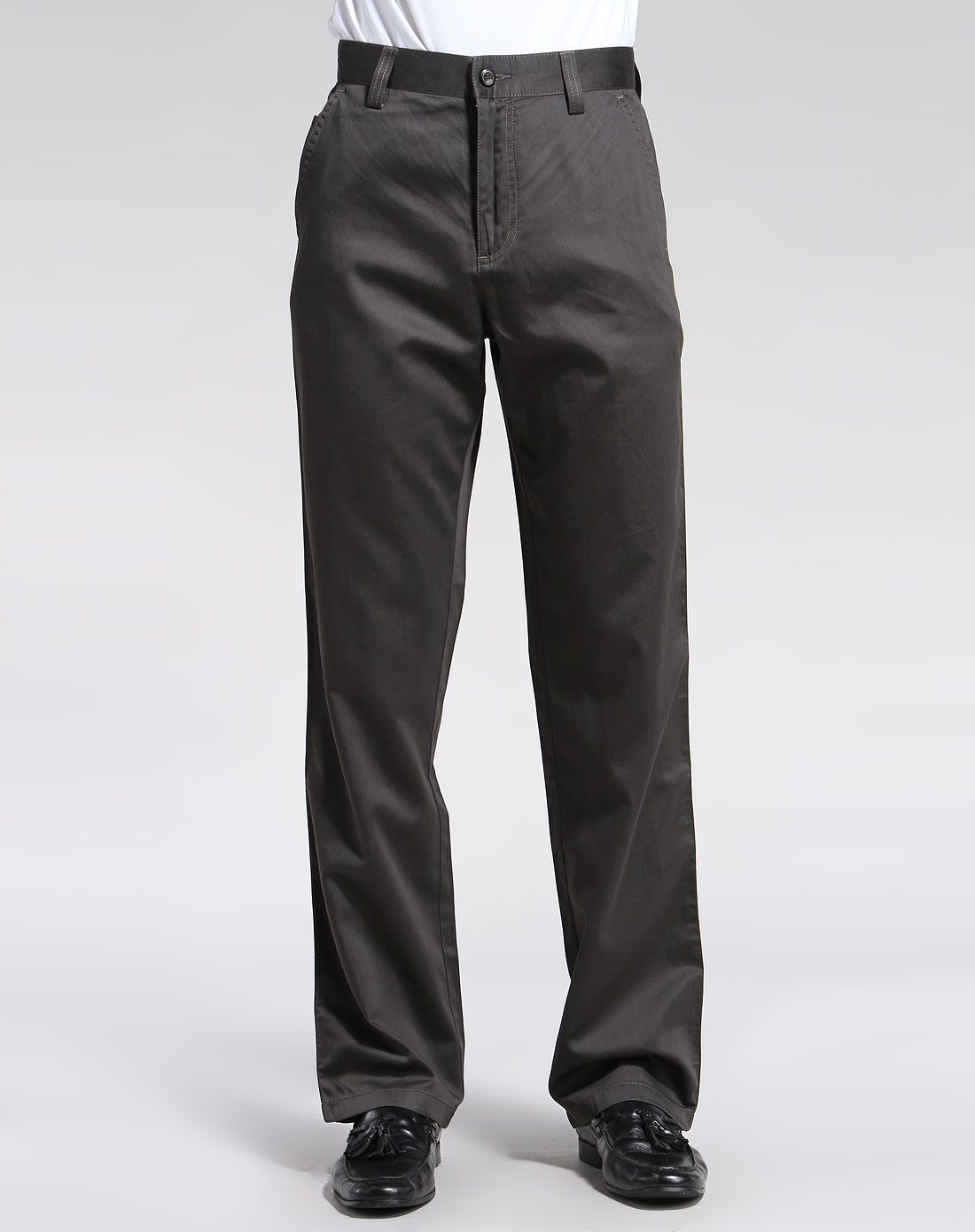 宾度j.benato男装专场深灰色休闲长裤