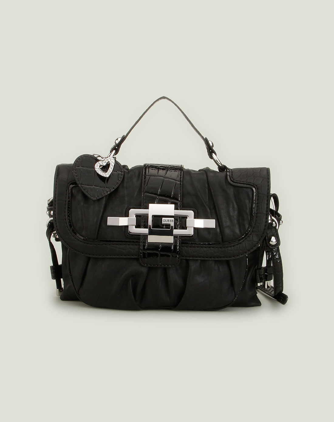 guess配件专场女款黑色时尚高雅两用包