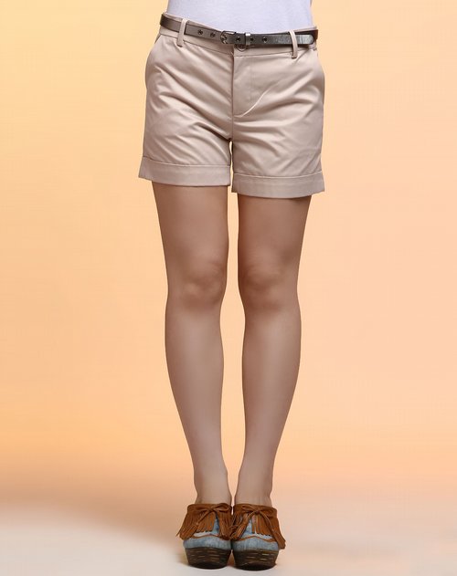 凡妮fanny女装专场米色时尚短裤