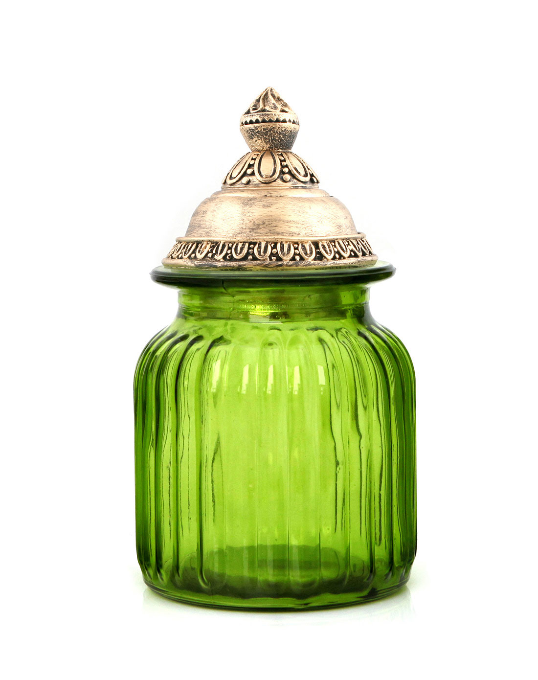 浅绿色圆形储物罐-中