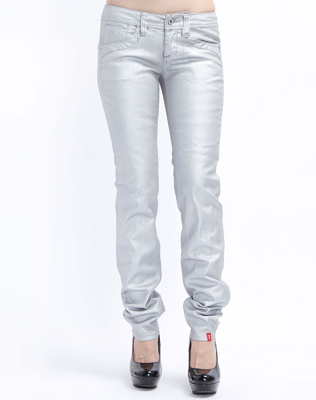 埃斯普利特espritedc 女款银灰色休闲长裤