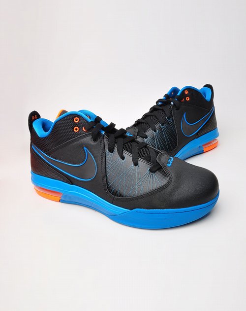 耐克nike男女装混合专场男款蓝/黑色勒布朗系列4代经典图案缓震篮球鞋