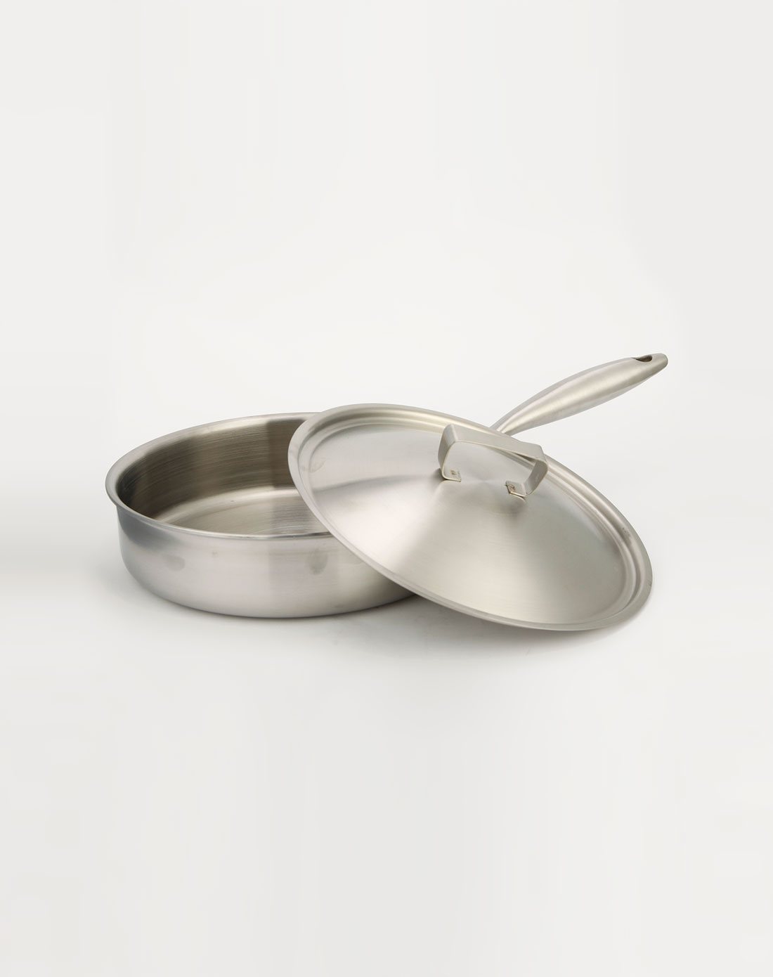 朗博飞银色西式煎锅