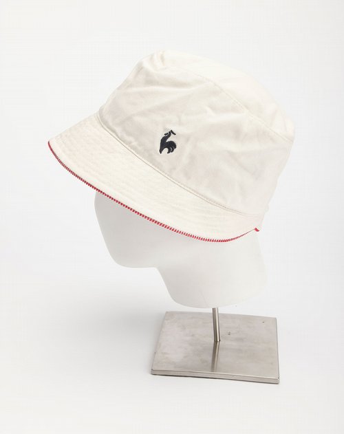 乐卡克lecoqsportif中性米白色休闲渔夫帽