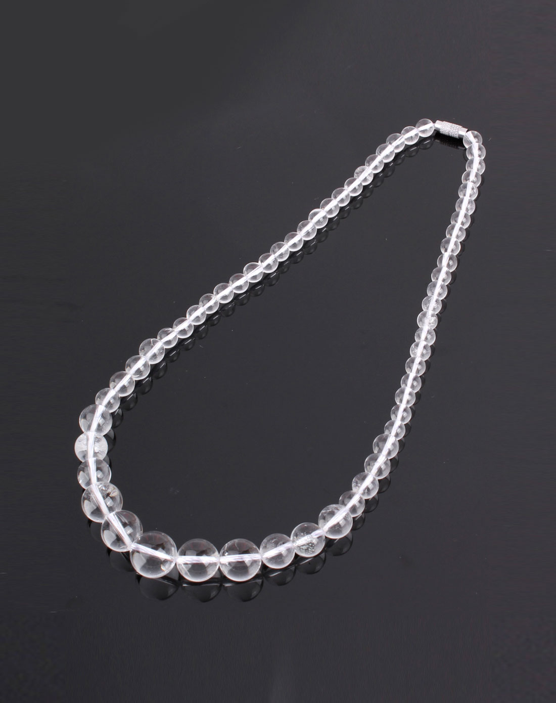 凝萃坊天然白水晶项链-塔链