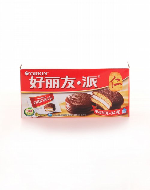 回味美食专场好丽友 巧克力派 204g