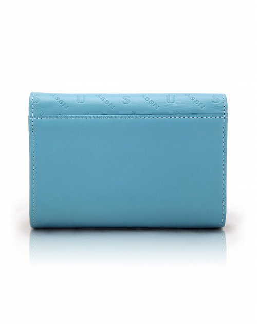 s.polo assn.女包专场女款水蓝横款钱包