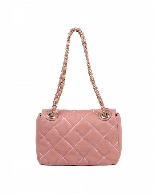 showshowme女包专场女款深藕色休闲单肩包