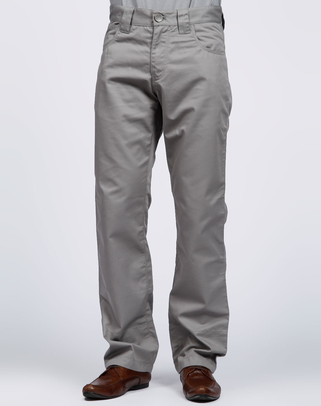 帝客dickies男浅灰色简洁休闲长裤