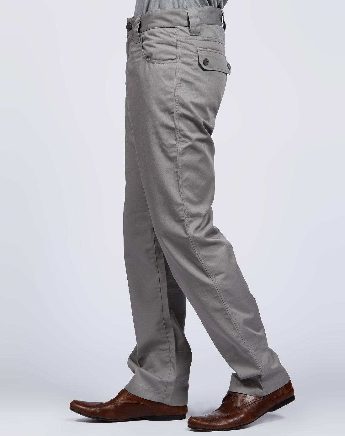 帝客dickies男浅灰色简洁休闲长裤