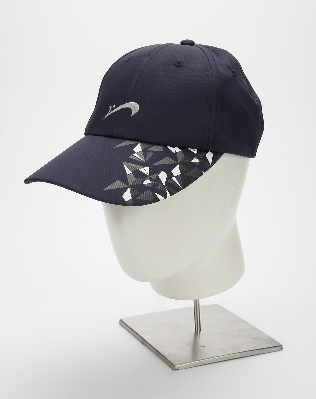 贵人鸟男士专场-深蓝色几何印图休闲帽