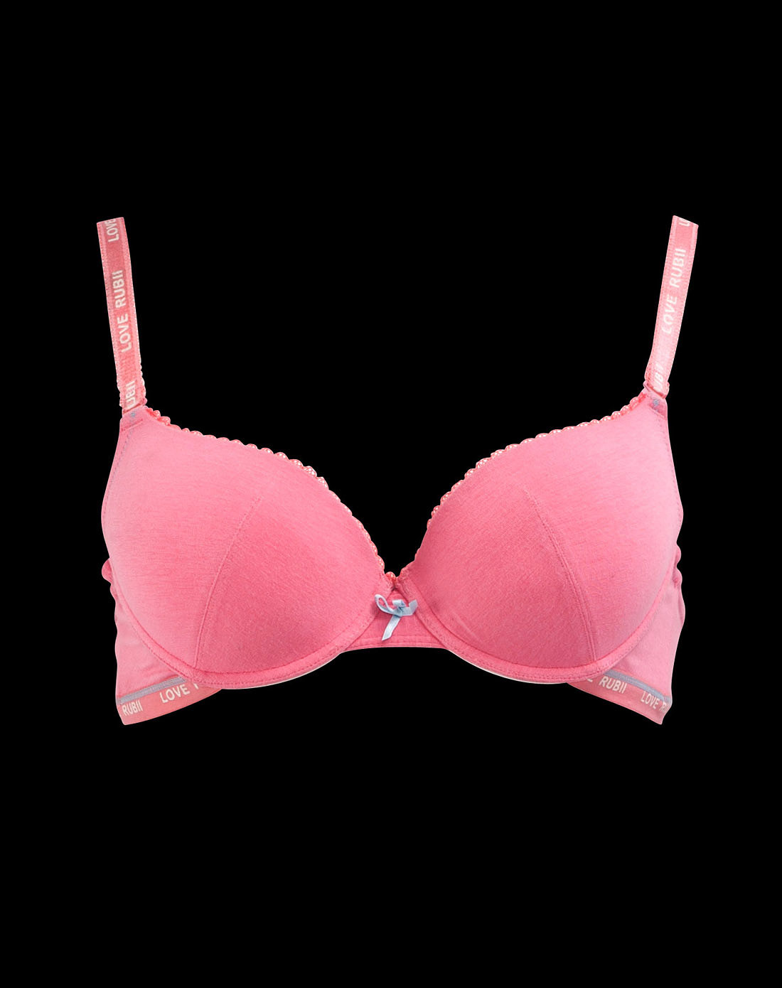 [ rubii ] 粉红色时尚简约3/4罩模杯文胸
