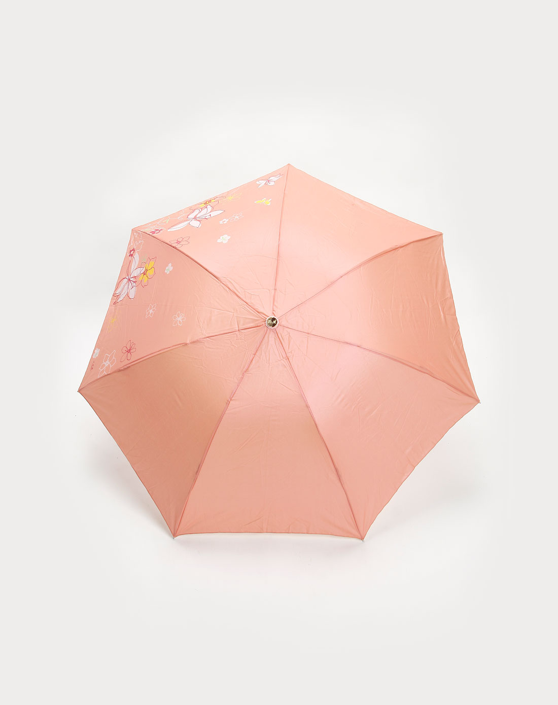 饰品库存专场天堂伞 深粉色碰彩印花防紫外线遮阳伞