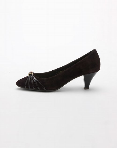 迪欧妮帝盛dione dasin咖啡色翻皮时尚高跟鞋