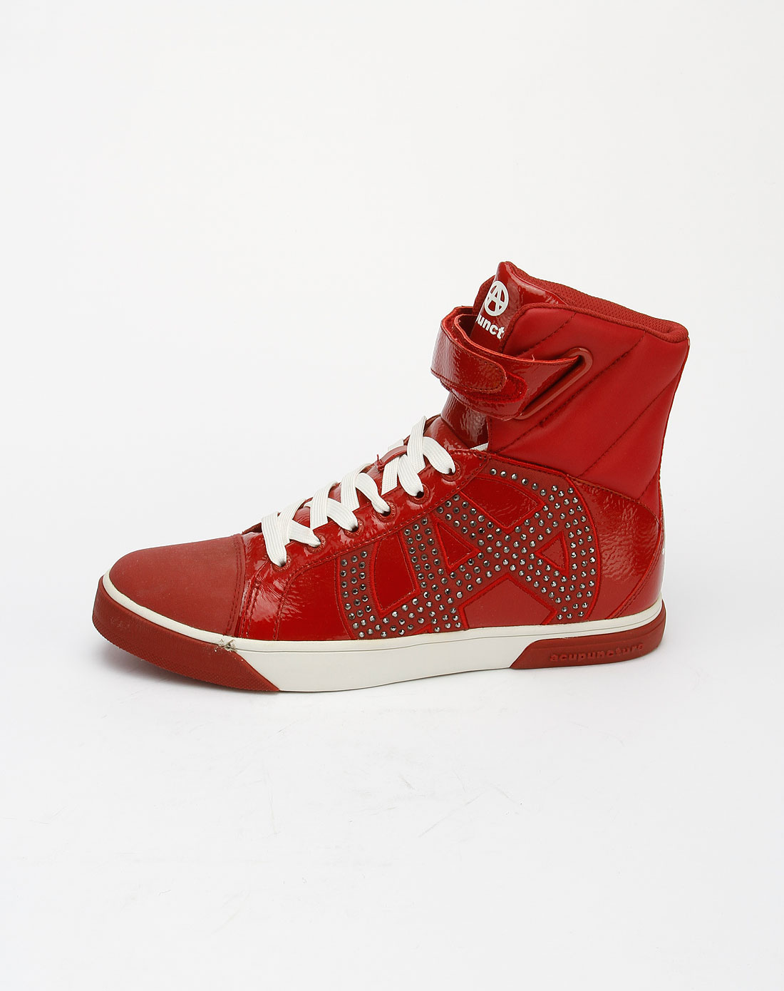 [ 爱克佩特 ] 男款红色绑带高邦休闲鞋