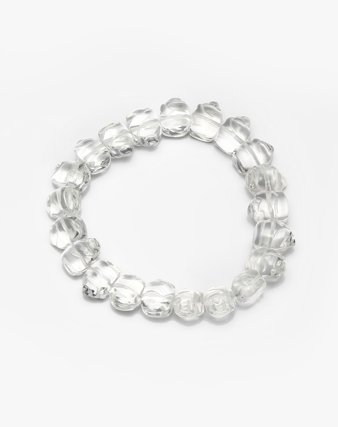 kmonado白色水晶手链