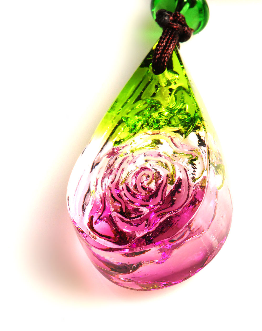 瑞切尔精品琉璃项链玫瑰露