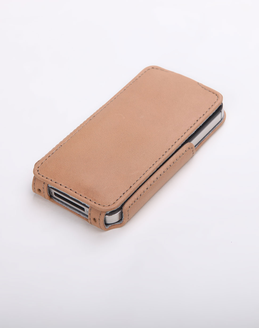 苹果iphone4/4s卡其色大都市翻盖皮套