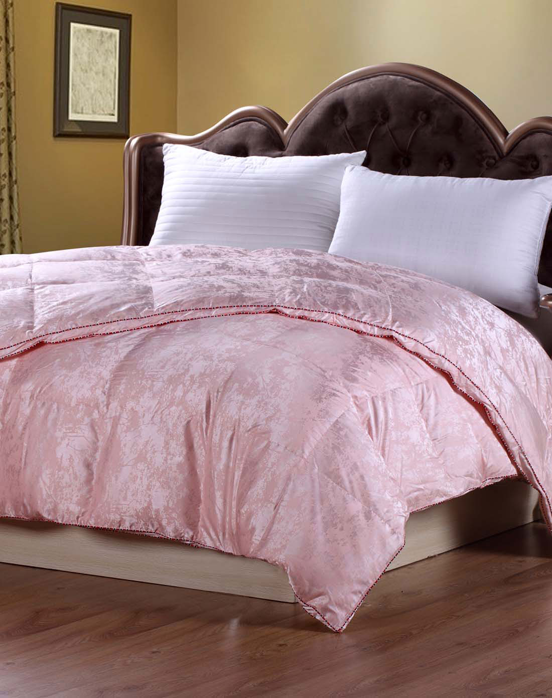 乐加lehome家纺专场-220*240cm仿丝棉加厚羽绒冬被