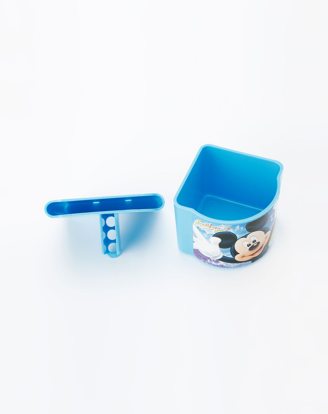 迪士尼disney-书包蓝色米奇图案笔筒