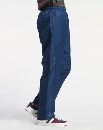 墨蓝色运动zig系列梭织长裤