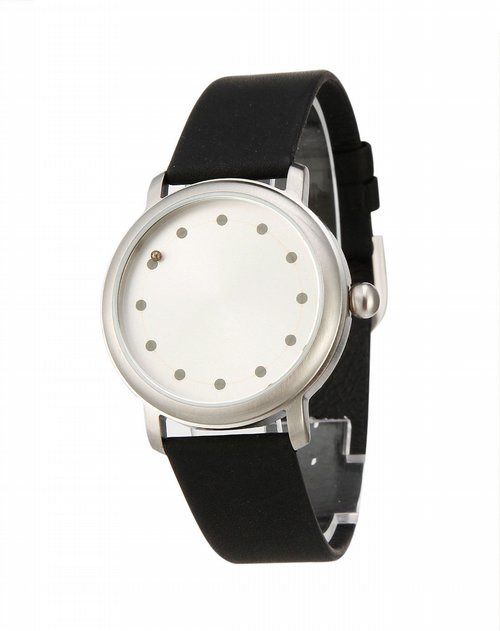 朗坤&kienzle 精时力朗坤 男款银/黑色珠算系列手表