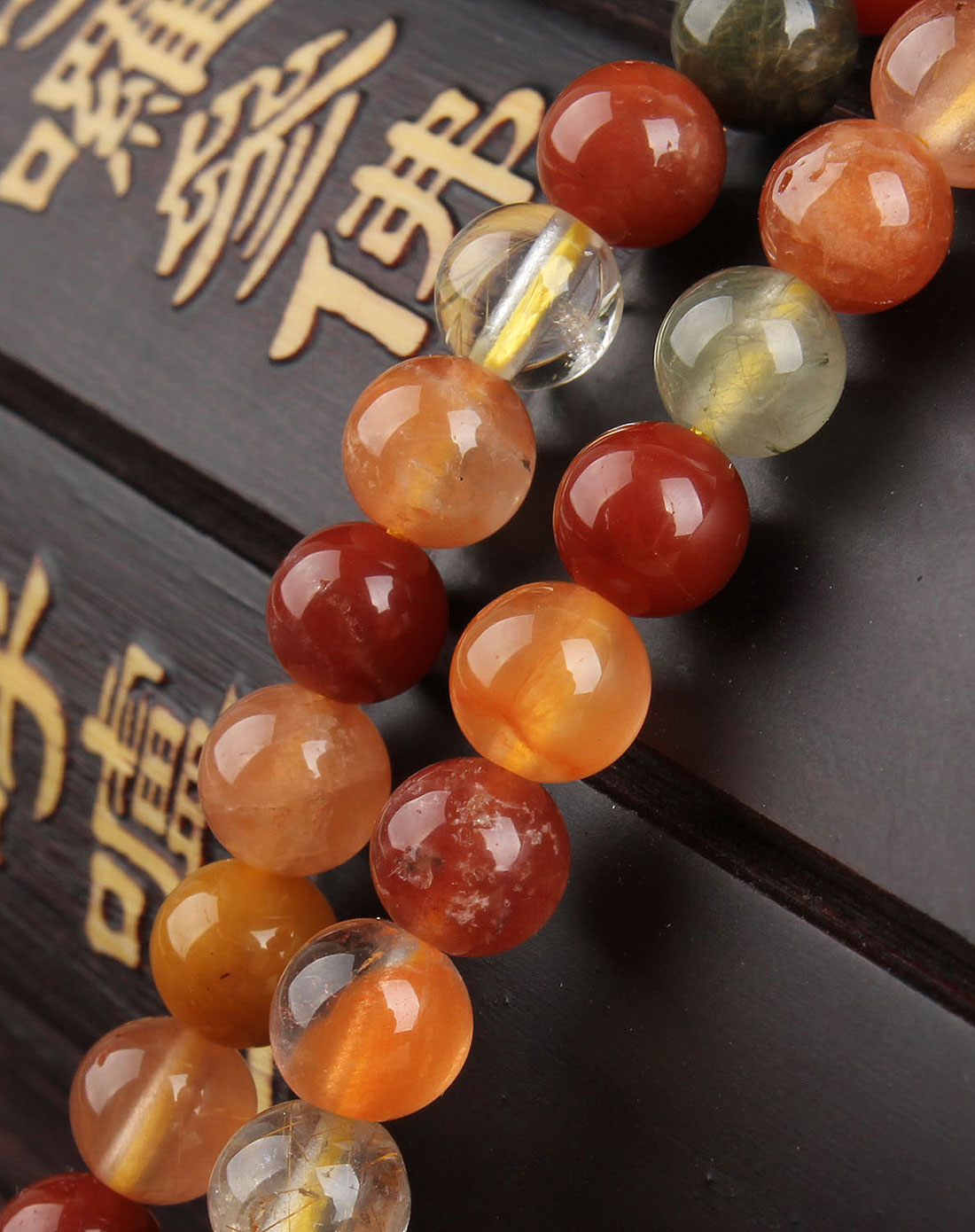 天然福禄寿108颗佛珠手链5mm