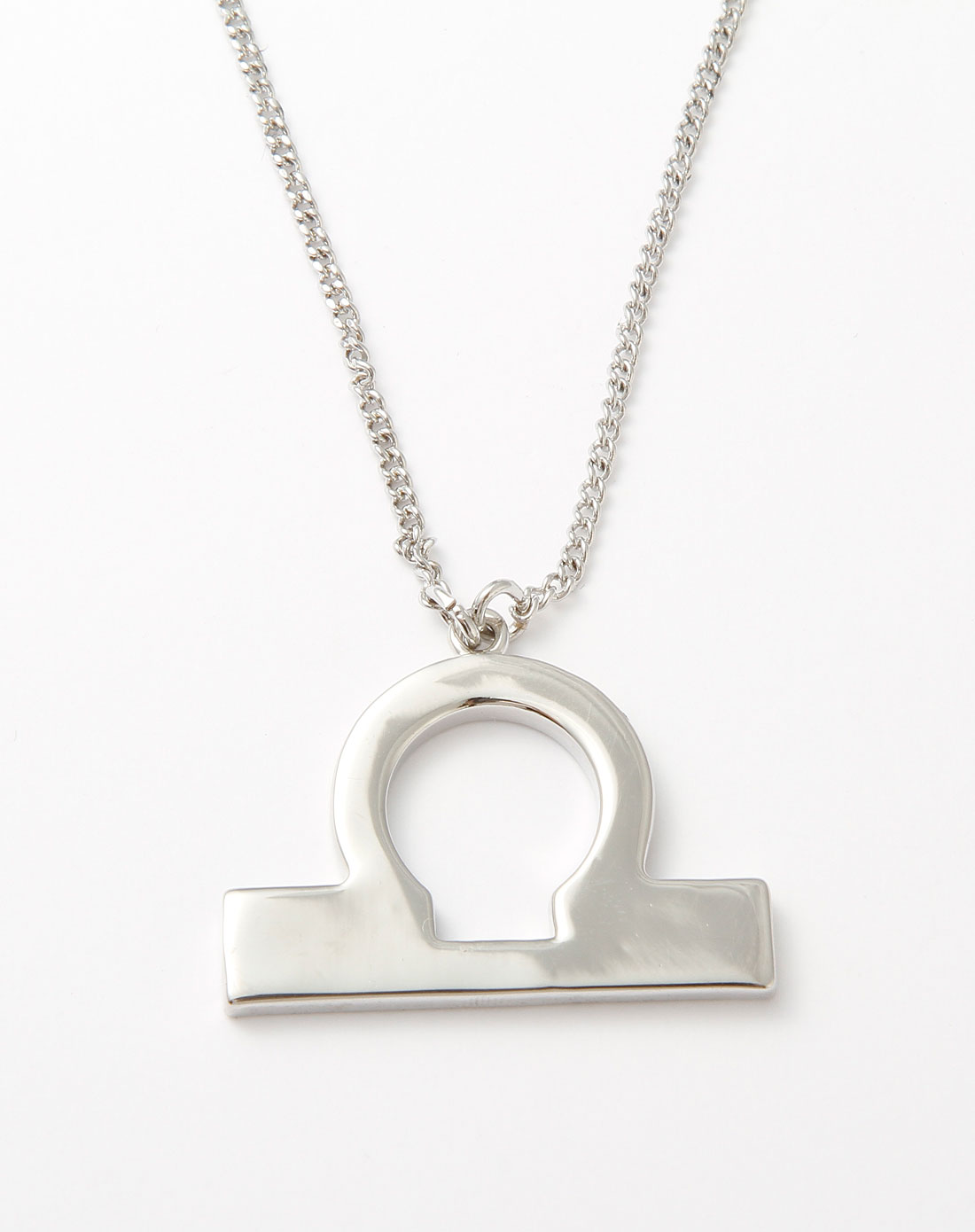 艾多丽idllis银色天秤座项链