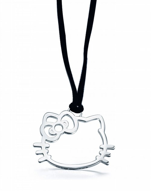 周生生珠宝专场银925 hello kitty吊坠