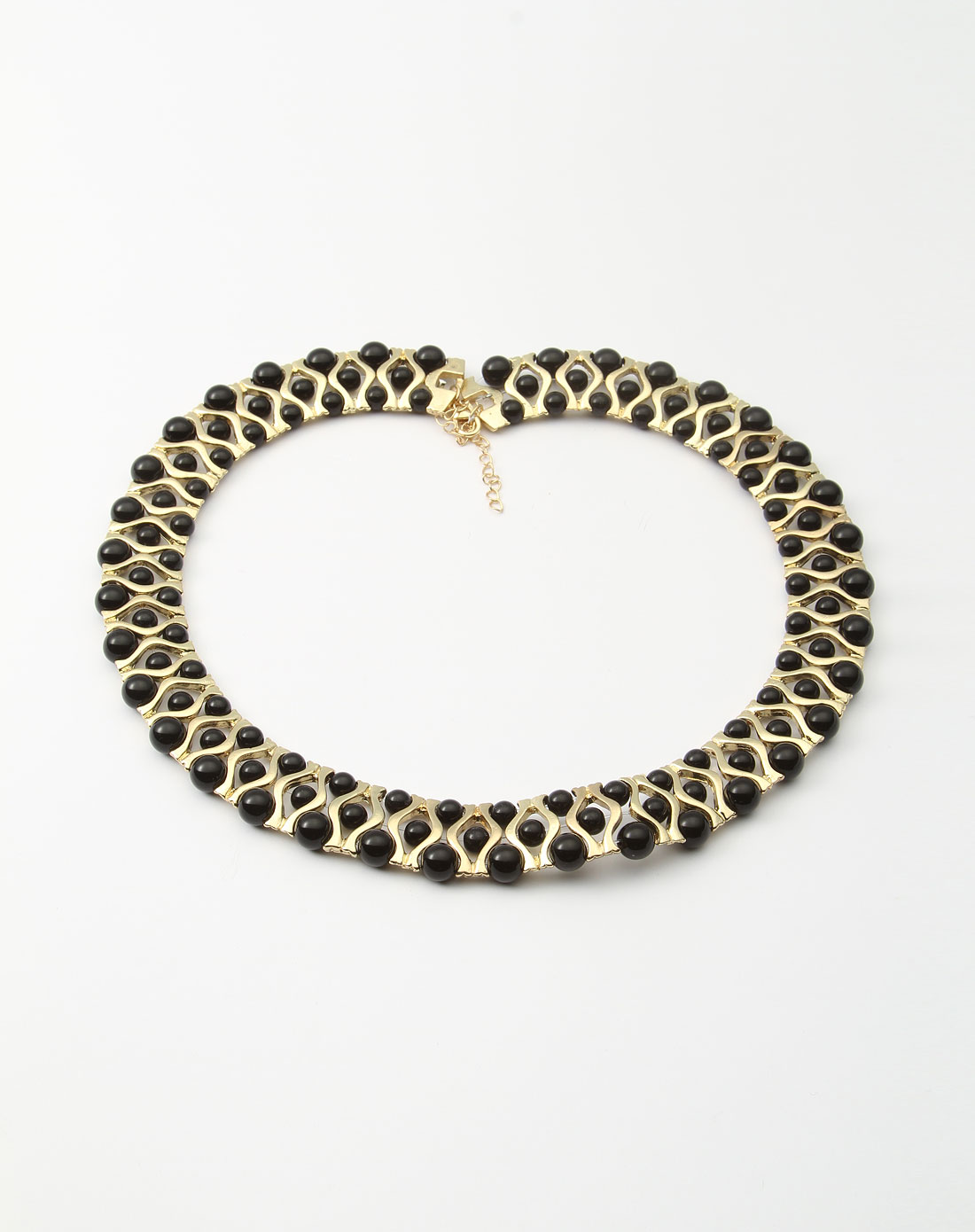 黑/金色大气蛇纹项链