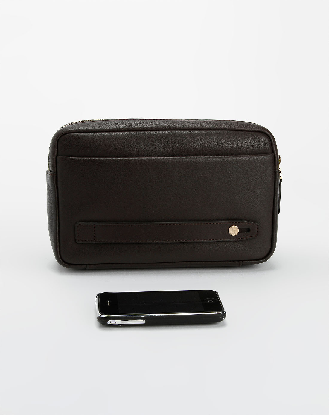 林宝坚尼lonino lamborghini-男士深棕色简约商务手抓包