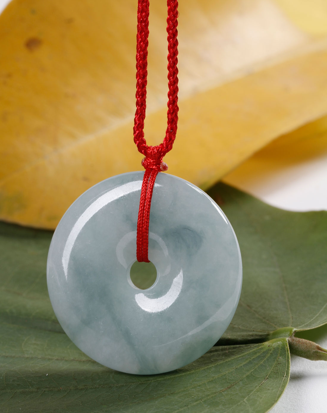 伊戴娇yidaijiao贵重饰品专场翡翠平安扣-约18.58g