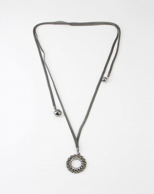 simida乌金色毛衣链