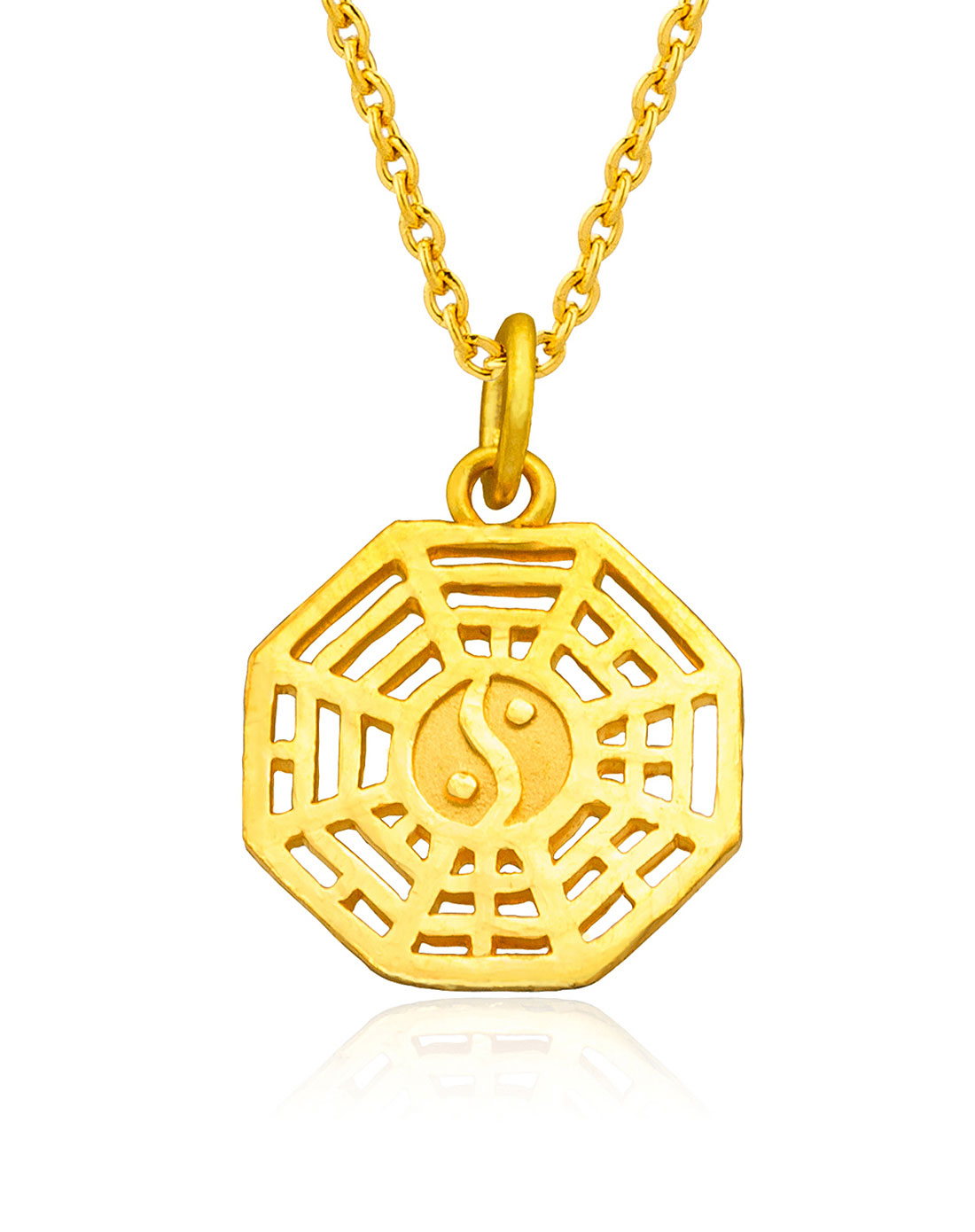 潮宏基chj珠宝专场平安吉祥八卦 足金/黄金吊坠(计价)