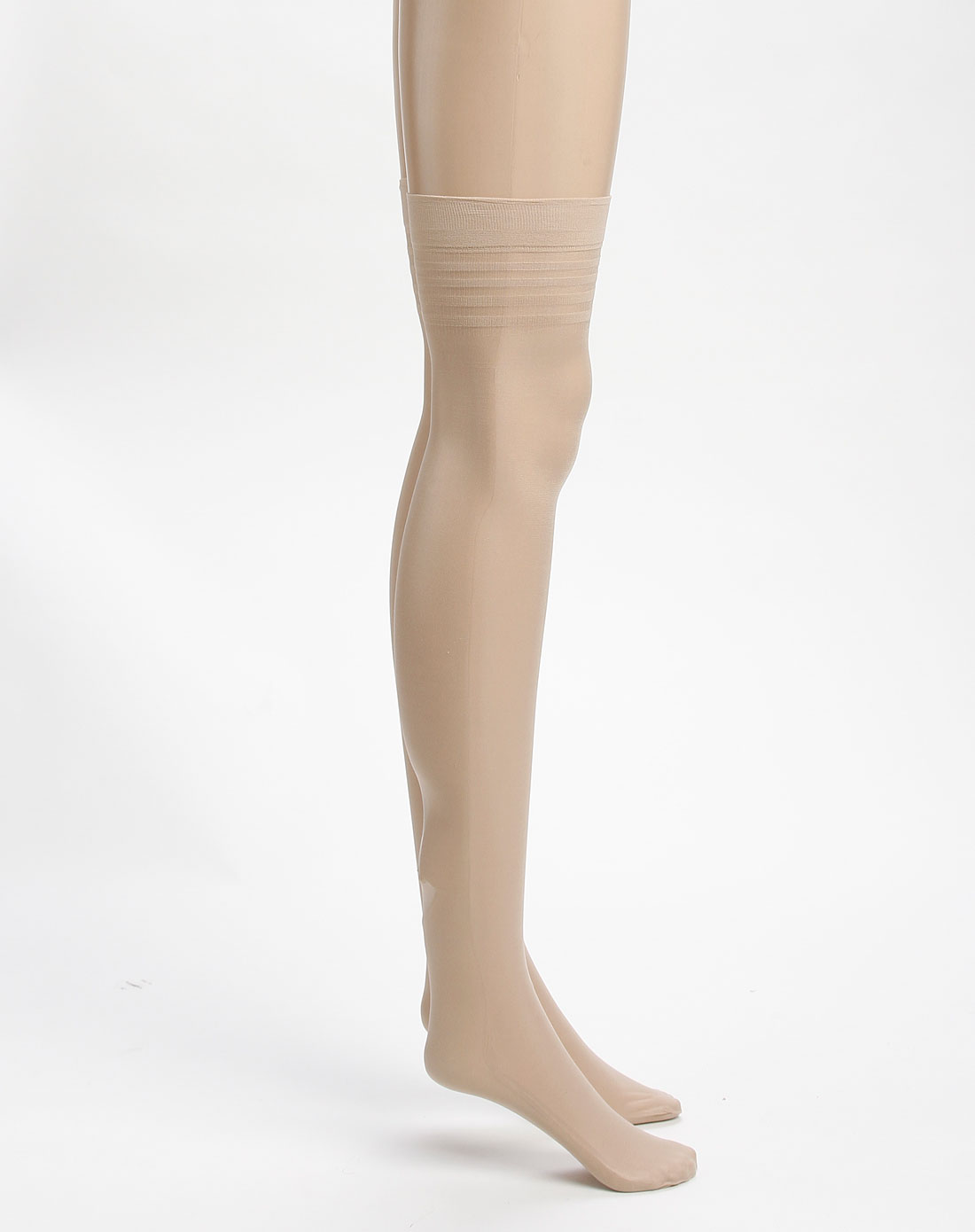 女款肉色包芯丝长筒袜