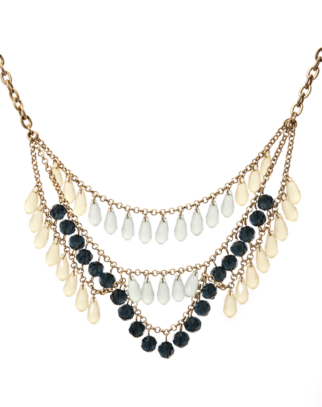 [ lia sophia ] 彩色海珠refresh三链项链