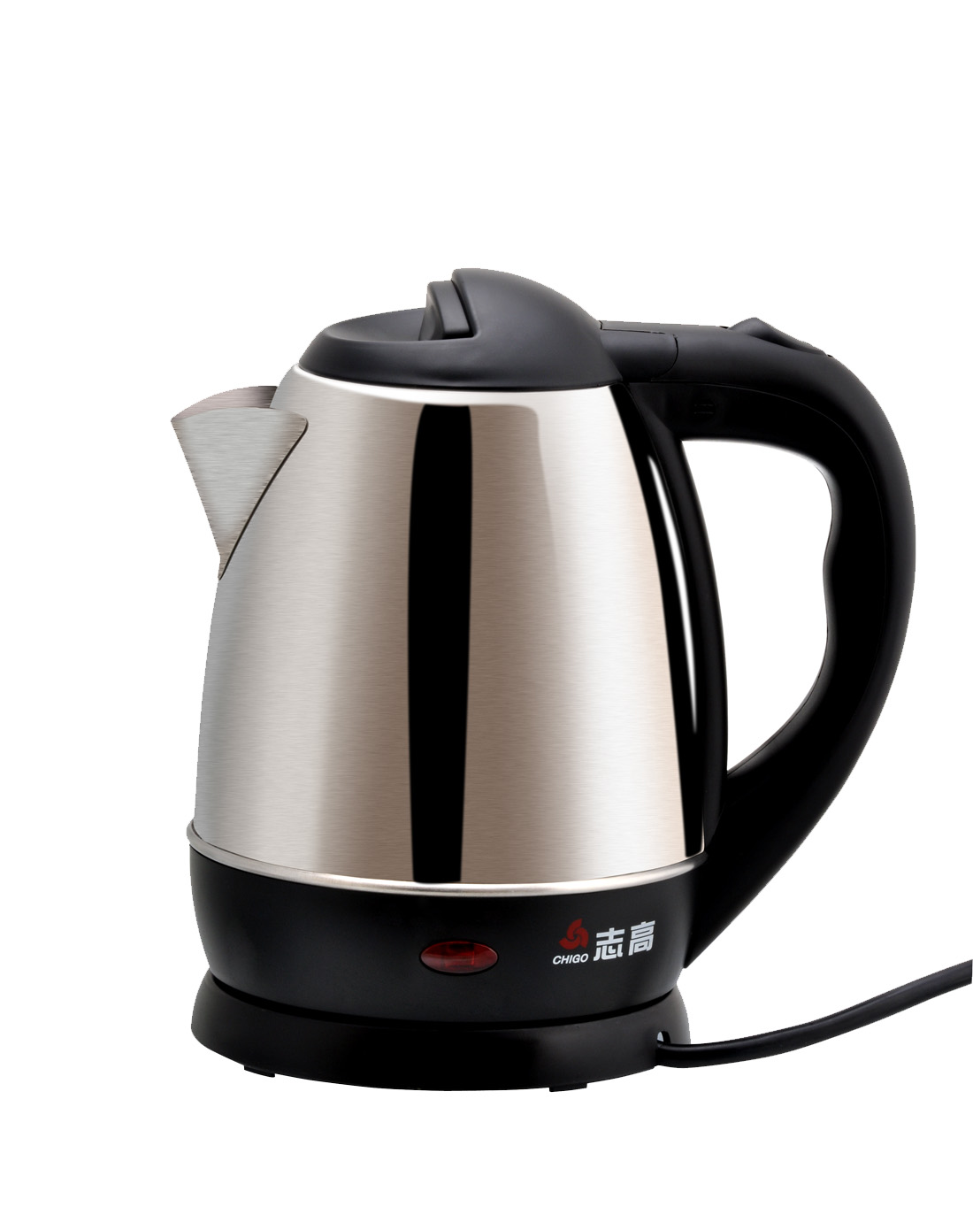 黑色不锈钢1.2l电热水壶