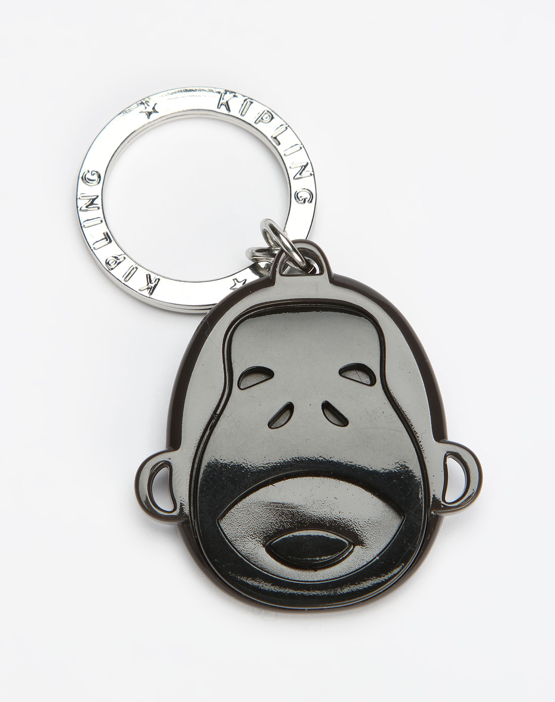 kipling女款黑/灰色猩猩钥匙扣
