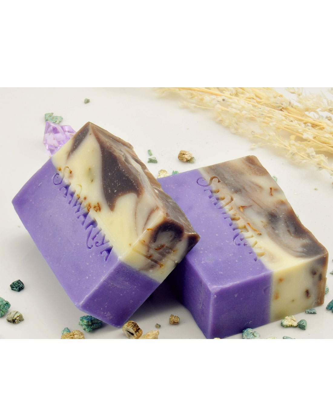 莎维利亚薰衣草紫草精油皂-120g