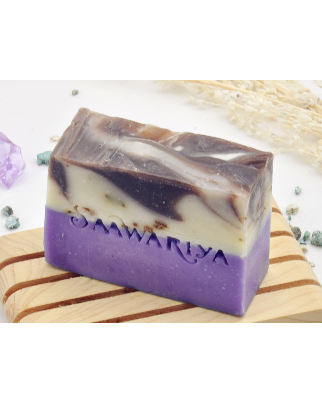 莎维利亚薰衣草紫草精油皂-120g