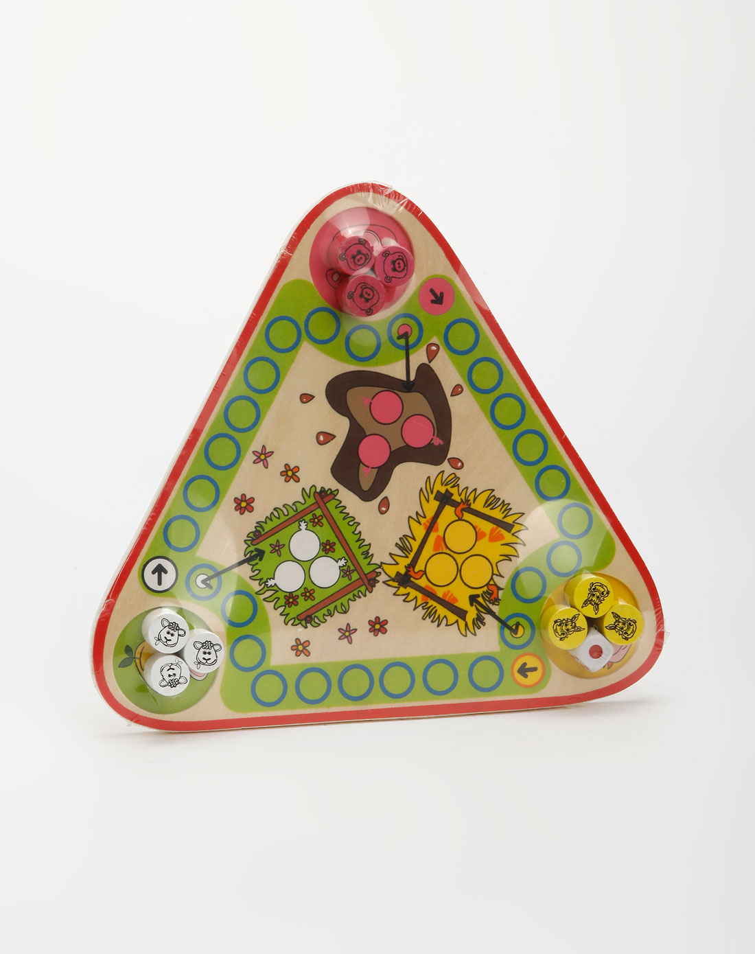 童玩专场三角形农场动物飞行棋