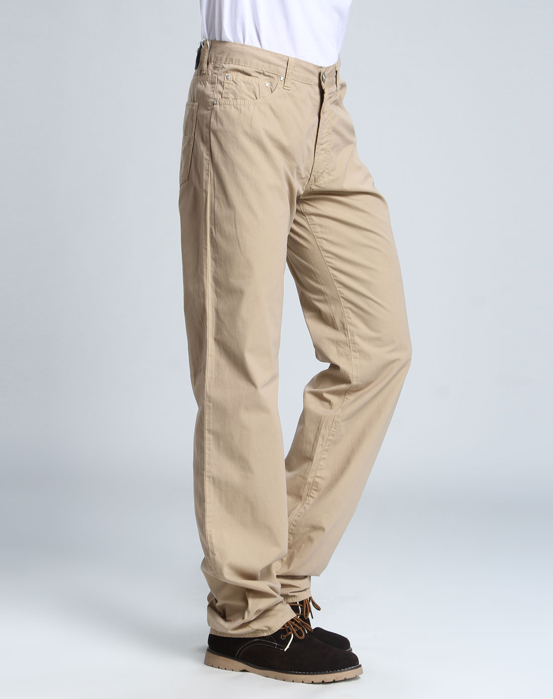 versace男款舒适大方休闲长裤卡其色