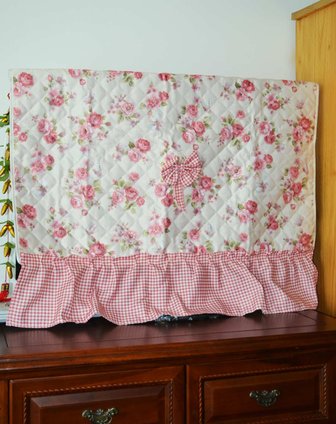 jm家居用品专场粉色之恋系列电视机防尘罩(32寸)